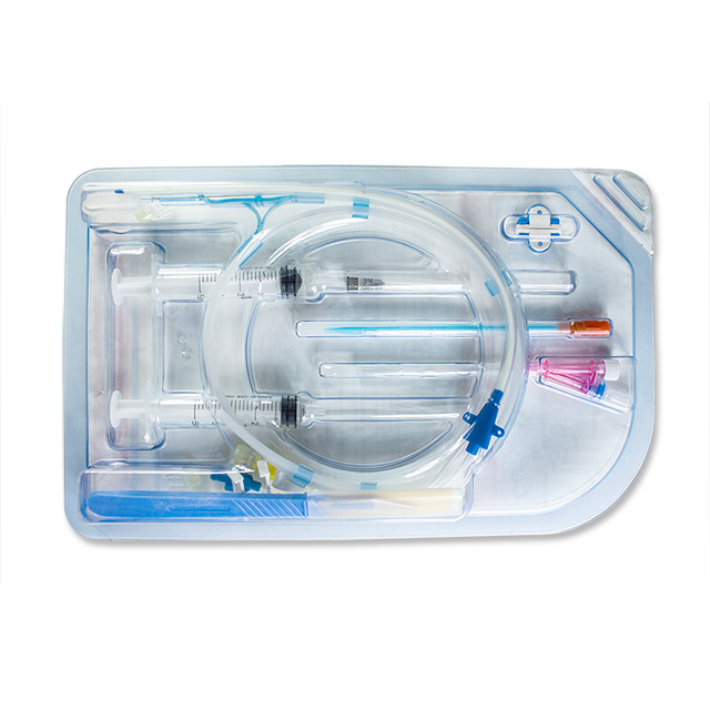 Equipo médico desechable de catéter venoso central de lumen simple / doble / triple