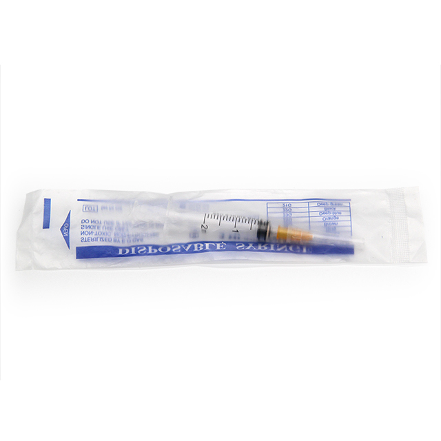 Jeringa de inyección desechable médica de 2 ml con Eo Sterile