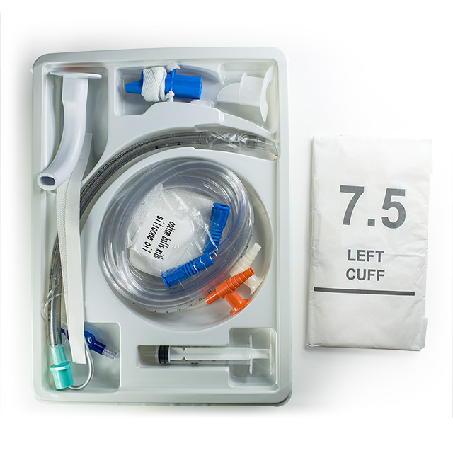 Kit de intubación endotraqueal de tubo endotraqueal médico desechable con diferentes tamaños