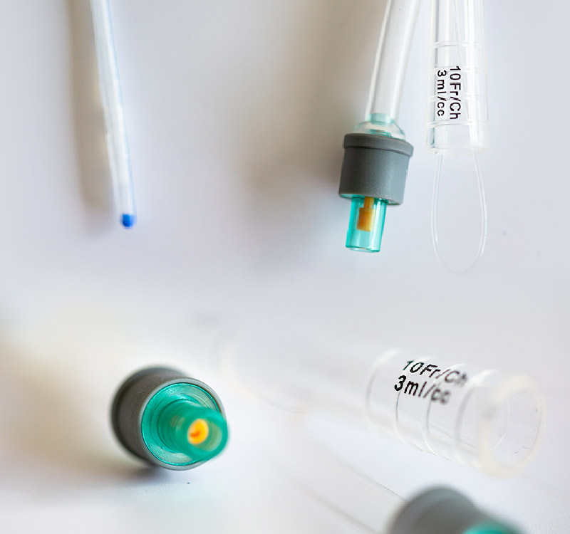 Catéter urinario de Foley de silicona desechable de 2 vías y 3 vías