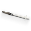 Jeringa de inyección de vacuna de plástico desechable de 0,4 ml con aguja