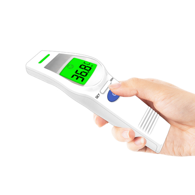 Termómetro infrarrojo electrónico digital de alta precisión médico corporal sin contacto, el mejor termómetro infrarrojo para la frente